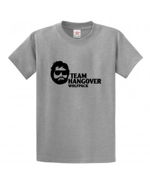 Team Hangover Wolfpack Novelty Classic Unisex Kids and Adults T-Shirt for Sitcom Lovers